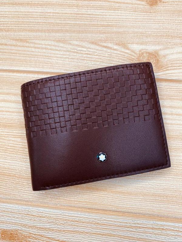 BILLETERA CABALLERO MARCA MONT BLANC  6004 CAFE
