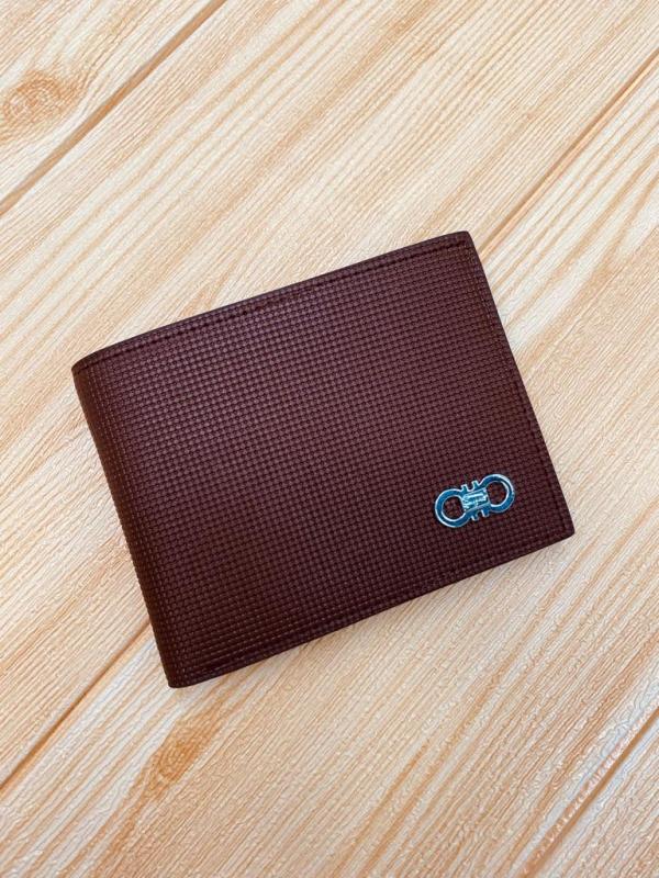 BILLETERA CABALLERO MARCA SALVATORE FERRAGAMO 6268 CAFE