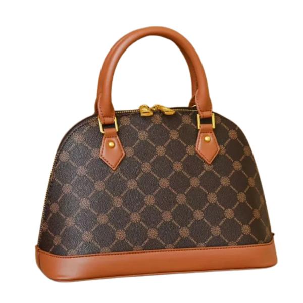 BOLSO PARA DAMA 8196 CAFE ESTAMPADO