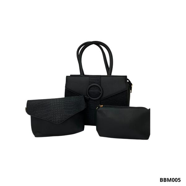 BOLSO 3 EN 1 PARA DAMA 2022 NEGRO