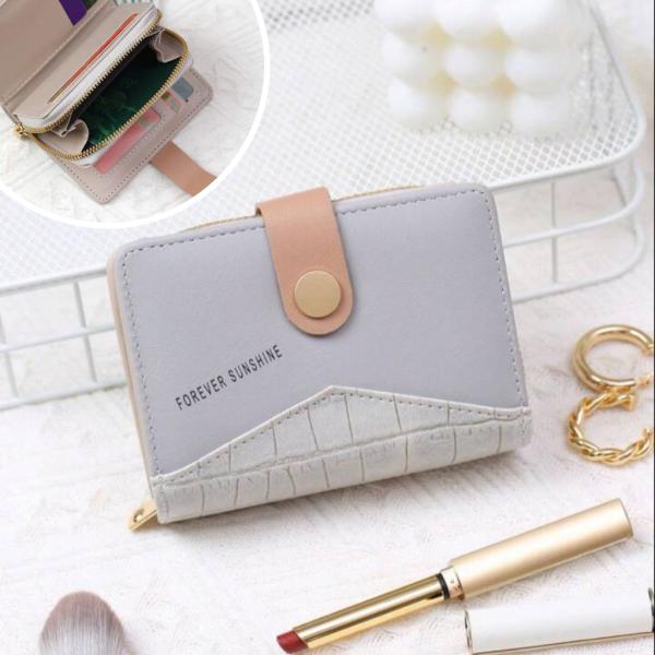 BILLETERA  PARA DAMA C357-1 GRIS