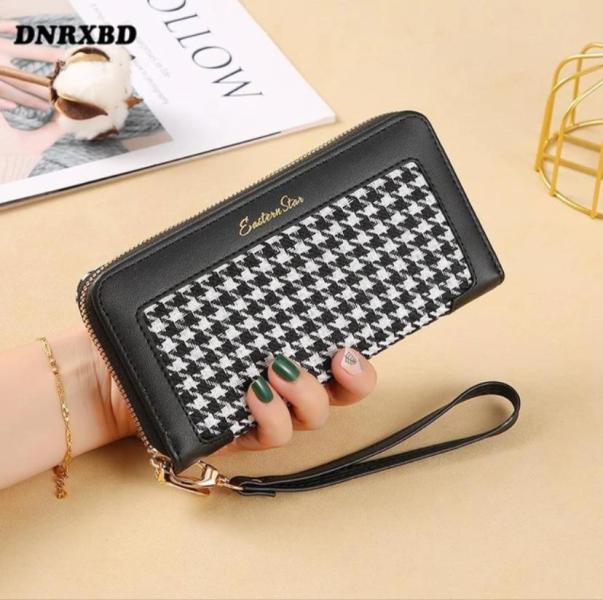 BILLETERA  PARA DAMA C079-112 NEGRO/BLANCO