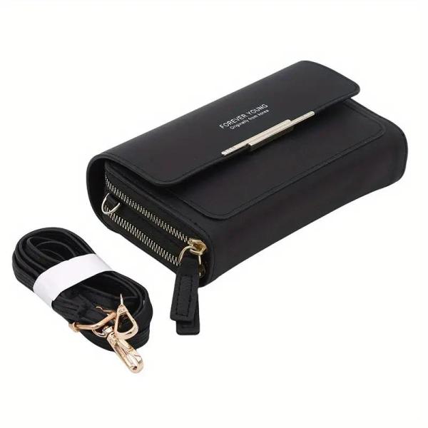 BILLETERA  PARA DAMA C270-4 NEGRO