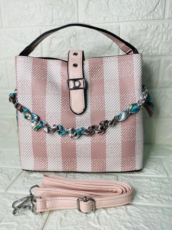 BOLSO DE MANO  769-6 ROSADO