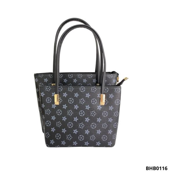 BOLSO PARA DAMA 8808 FLORES NEGRO