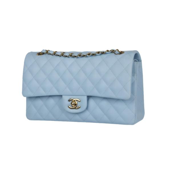 BOLSO DE MANO CHANEL MODELO XDD925 CELESTE