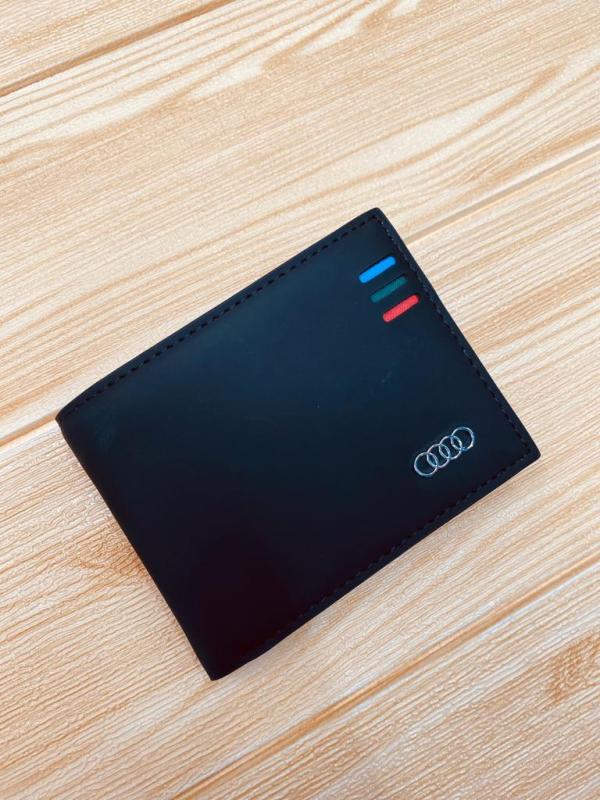 BILLETERA CABALLERO MARCA AUDI 6270 NEGRO
