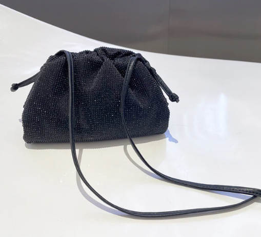BOLSO DE MANO  9918 DRILL NEGRO