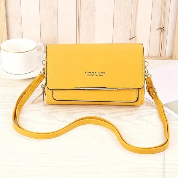 BILLETERA  PARA DAMA C270-4 AMARILLO