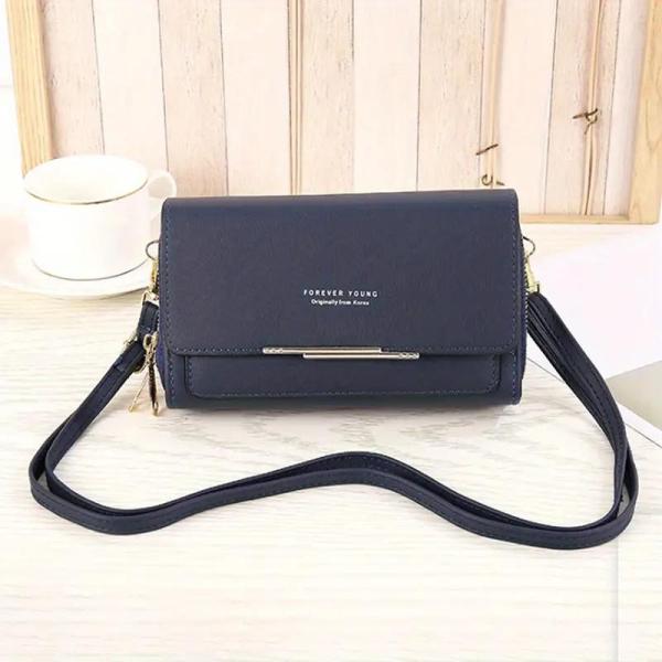 BILLETERA  PARA DAMA C270-4 AZUL
