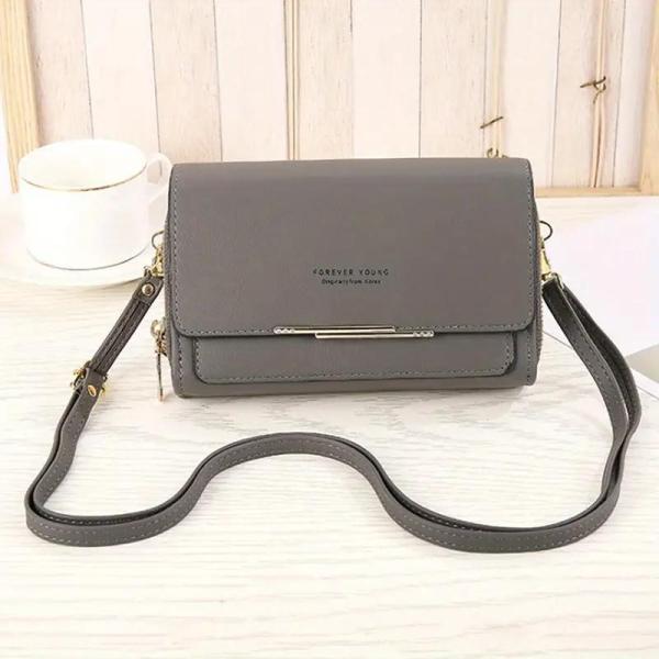 BILLETERA  PARA DAMA C270-4 GRIS