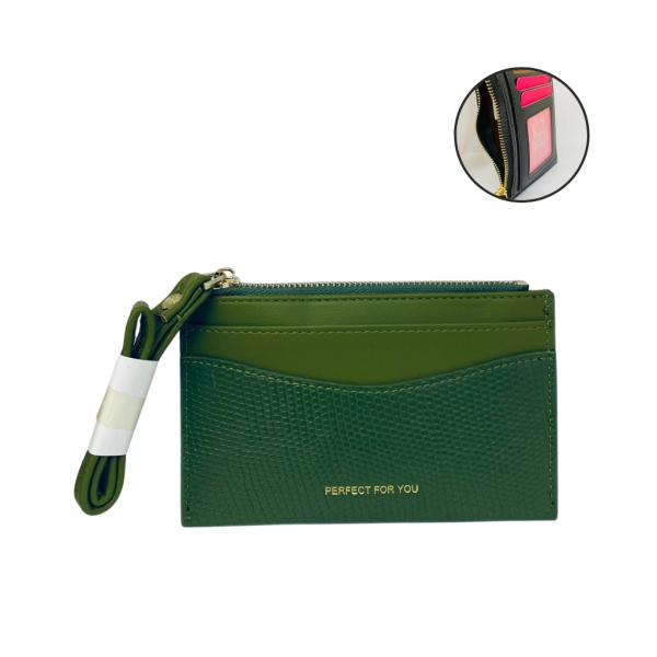 TARJETERO  PARA DAMA BJ6313-005 VERDE