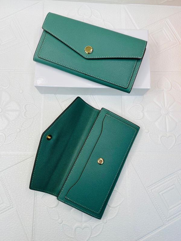 BILLETERA DE CUERO PARA DAMA 88756 VERDE