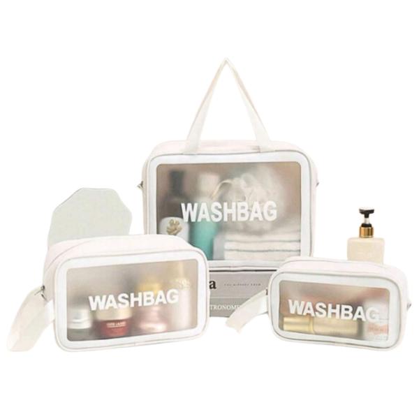 SET DE NECESER 3 EN 1 BLANCO