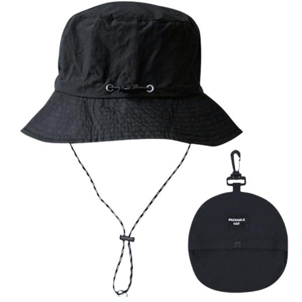 SOMBRERO EMPACABLE NEGRO