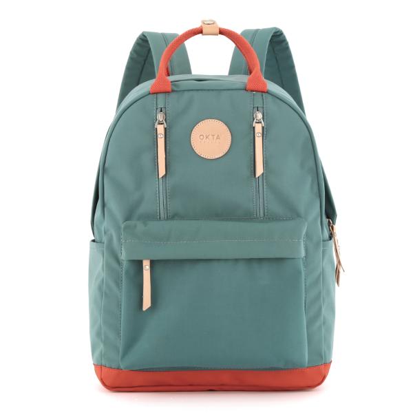 BOLSO ESPALDA MODELO 1087 HIMAWARI MENTA/NARANJA