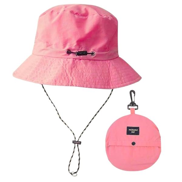 SOMBRERO EMPACABLE ROSADO
