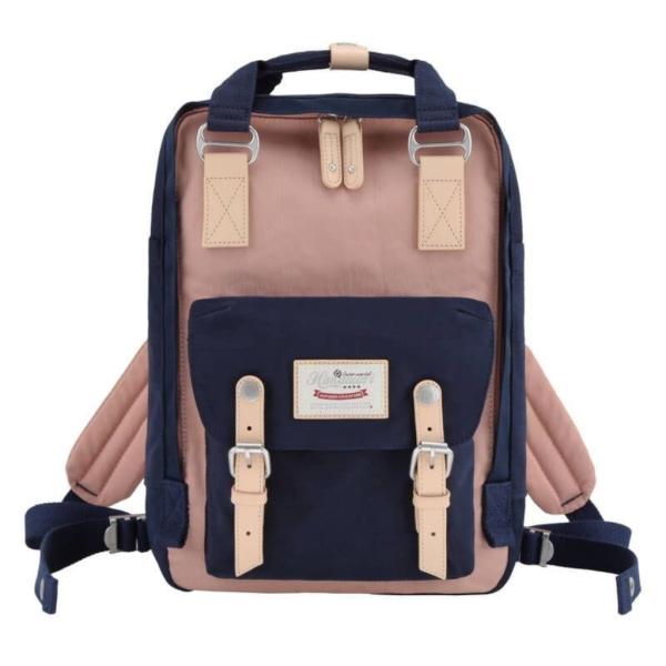 BOLSO ESPALDA MODELO 188L HIMAWARI ROSADO/AZUL
