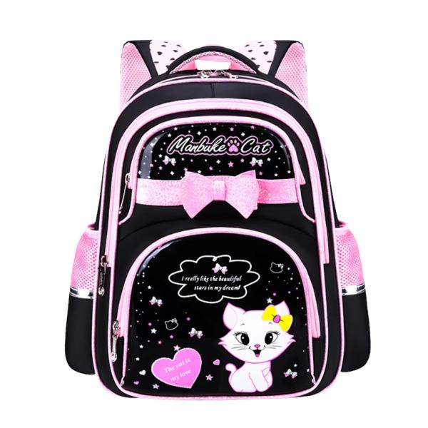 BOLSO ESCOLAR CON DISE&Ntilde;O MODELO 1108 NEGRO