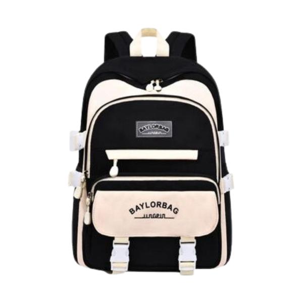 BOLSO ESCOLAR CON DISE&Ntilde;O MODELO 3178 NEGRO