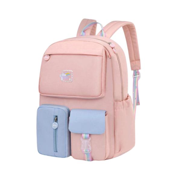 BOLSO ESCOLAR CON DISE&Ntilde;O MODELO 3169 ROSADO