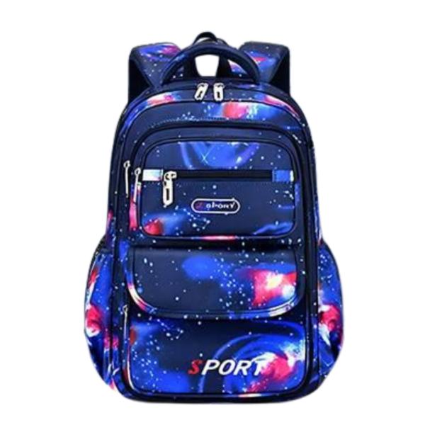 BOLSO ESCOLAR CON DISE&Ntilde;O MODELO 2072 PURPURA