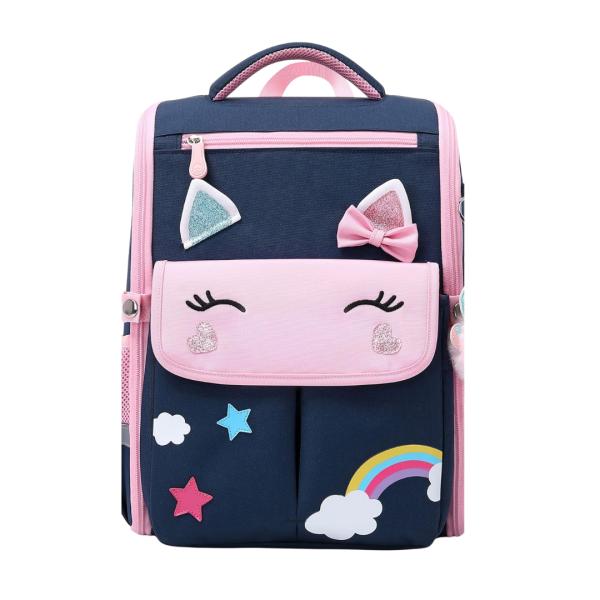 BOLSO ESCOLAR CON DISE&Ntilde;O MODELO 1299 AZUL