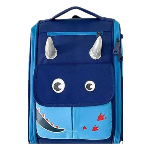 BOLSO ESCOLAR CON DISE&Ntilde;O MODELO 1299 CELESTE