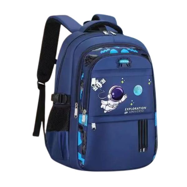 BOLSO ESCOLAR CON DISE&Ntilde;O MODELO 3366 AZUL