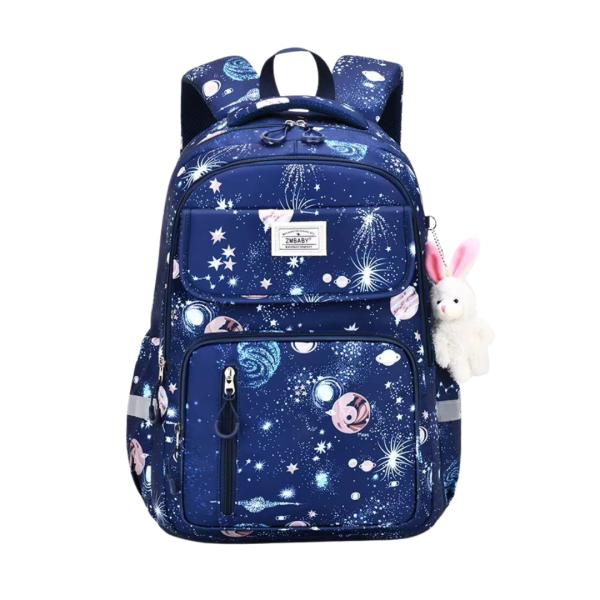 BOLSO ESCOLAR CON DISE&Ntilde;O MODELO 5128 AZUL