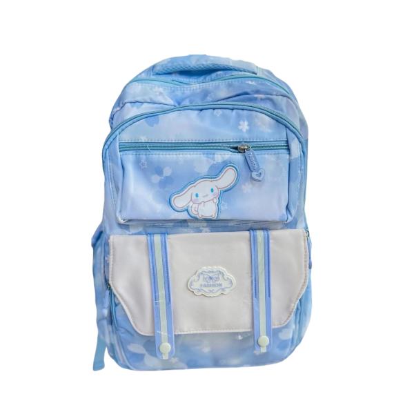 BOLSO ESCOLAR CON DISE&Ntilde;O MODELO 1529 CELESTE