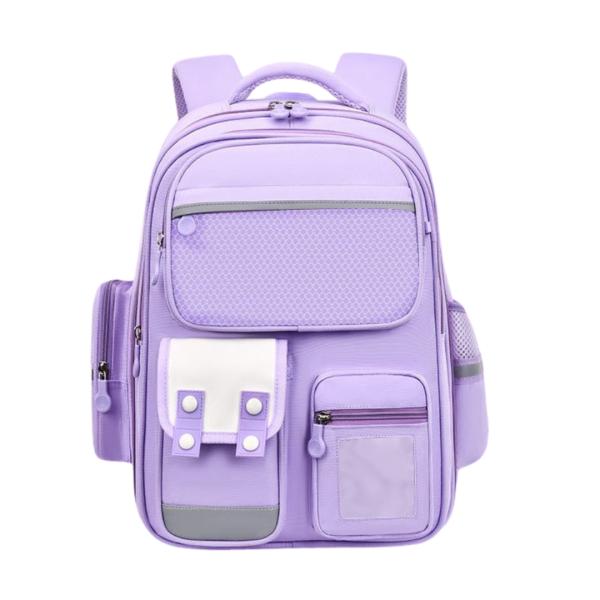 BOLSO ESCOLAR CON DISE&Ntilde;O MODELO 1507 LILA