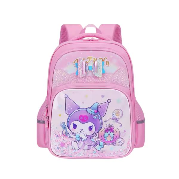 BOLSO ESCOLAR CON DISE&Ntilde;O MODELO 1698 ROSADO
