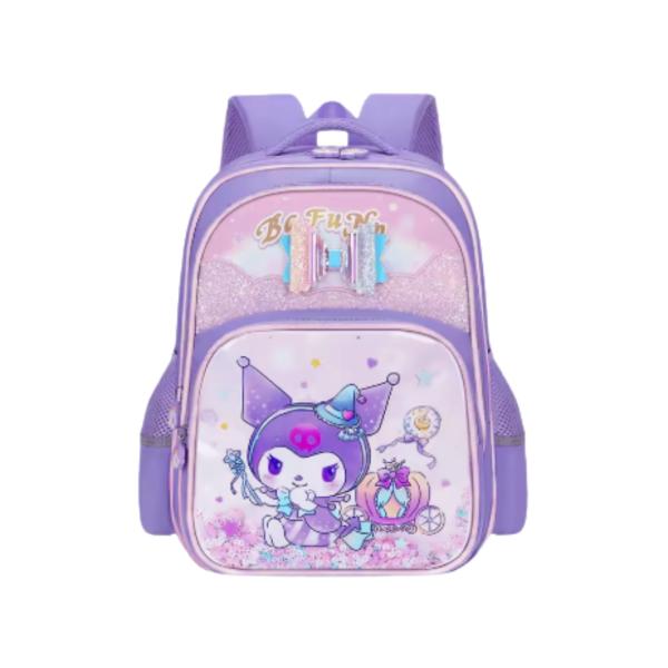 BOLSO ESCOLAR CON DISE&Ntilde;O MODELO 1698 LILA
