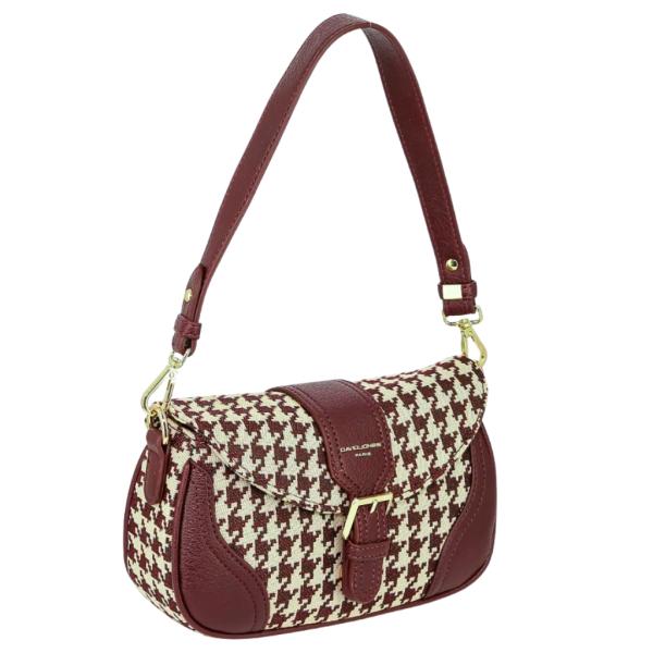 BOLSO CRUZADO  MODELO CM7127 VINO