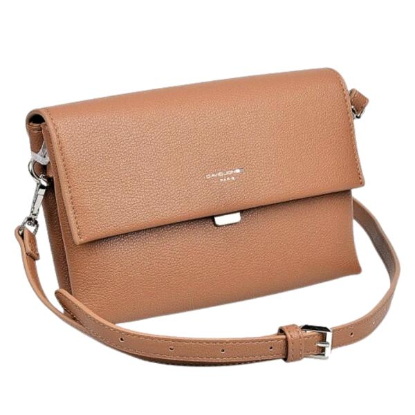 BOLSO CRUZADO  MODELO CM6919A CAFE CLARO