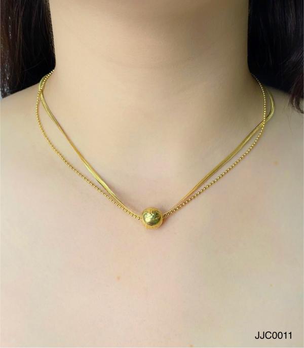 COLLAR DORADO BOLITA/CHANEL