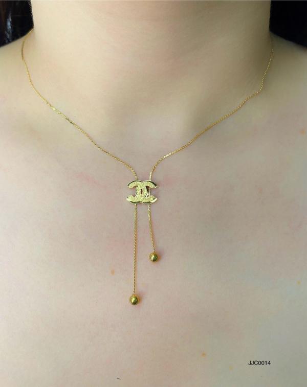 COLLAR DORADO LOGO/CHANEL
