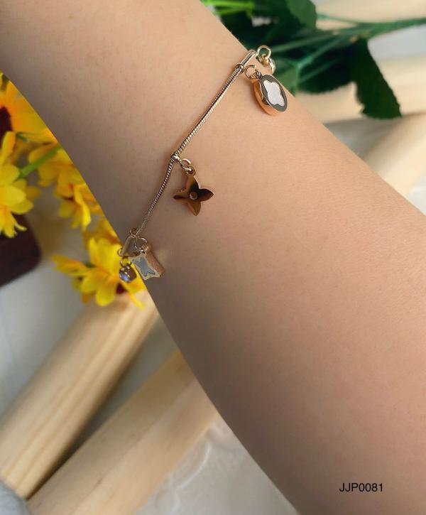 PULSERA DE ACERO DORADA LOUIS VUITTON