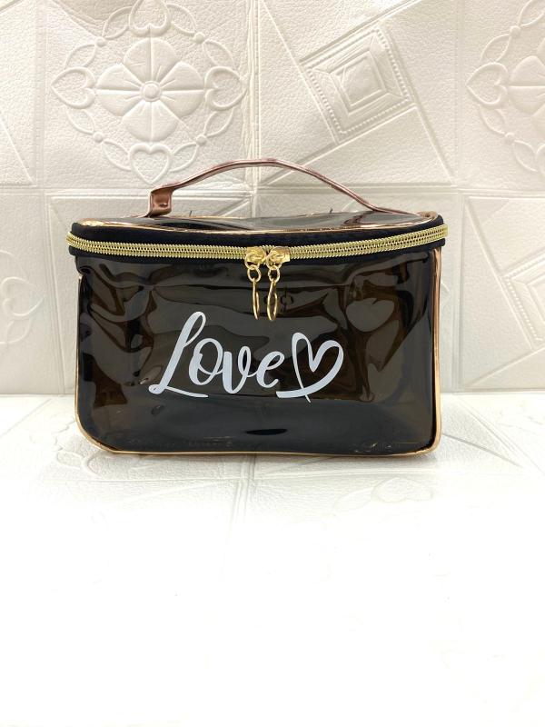 NECESER DISE&Ntilde;O LOVE PLASTICO MODELO 251-6 NEGRO