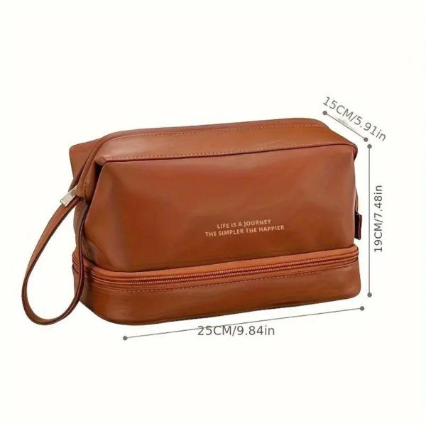 NECESER DISE&Ntilde;O CUERO DOBLE ZIPPER MODELO 251-10
