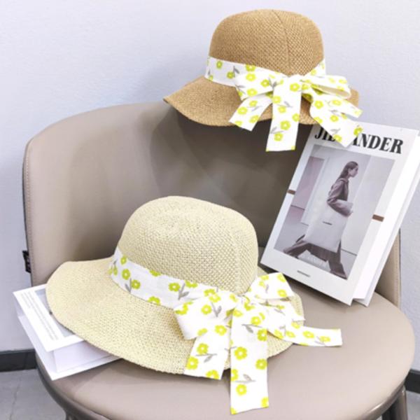 SOMBRERO DE PLAYA LAZO ESTAMPADO MODELO 6063