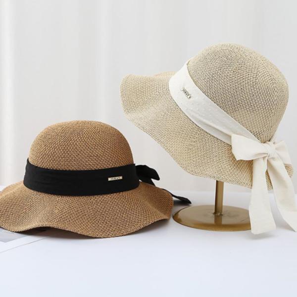 SOMBRERO DE PLAYA LAZO LISO MODELO 6063