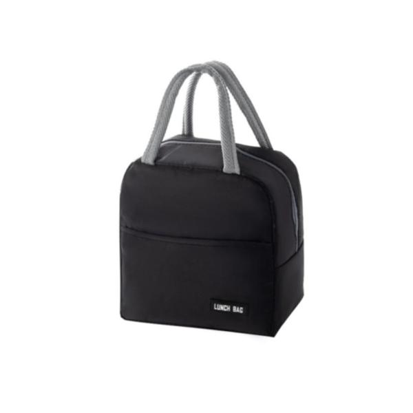 LONCHERA  COLOR LISO LC137 NEGRO