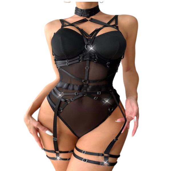BODY LENCERIA SEXY  YUMMY MODELO YMYY325156 NEGRO L