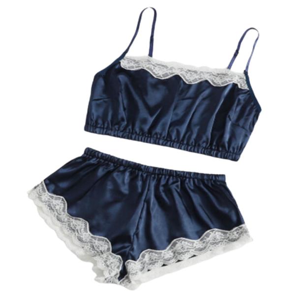 PIJAMA SEXY YUMMY MODELO YMYD047913 AZUL M Y L