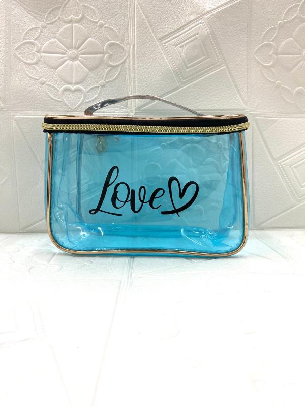 NECESER DISE&Ntilde;O LOVE PLASTICO MODELO 251-6 TURQUESA
