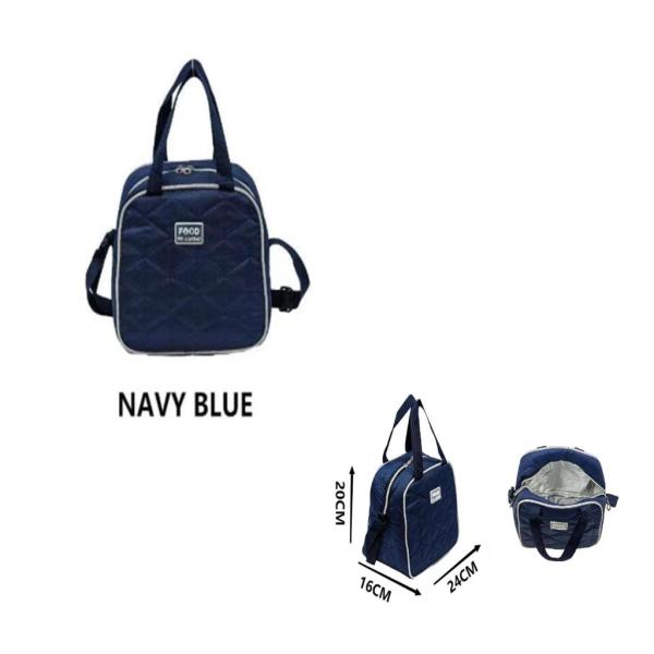 LONCHERA  DISE&Ntilde;O ACOLCHADO WM624 AZUL
