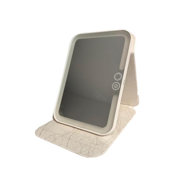 ESPEJO PLEGABLE CON LUZ LED DISE&Ntilde;O