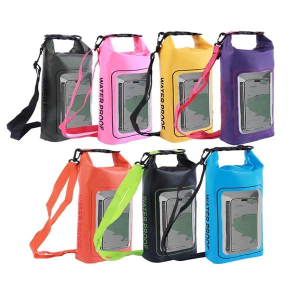 BOLSITO IMPERMEABLE CON COMPARTIMENTO PARA CELULAR SURTIDO COLORES AMARILLO